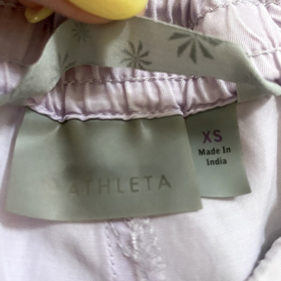 Athleta High-Rise Lilac Purple Drawstring Shorts - Picture 5 of 7